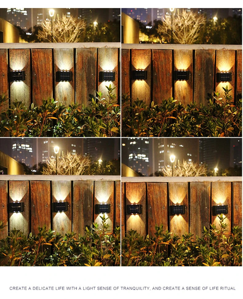 Outdoor Solar LED Wall Light - Vita Luce